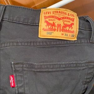 Slightly used men’s Levi’s 502 jeans - 31 X 32.